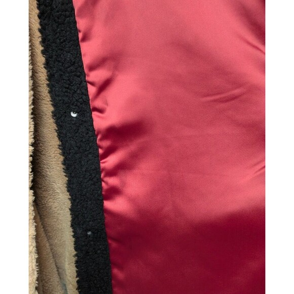 Profound Aesthetic Mens Split Color Shearling Varsity Jacket Streetwear Size XL - Picture 14 of 15